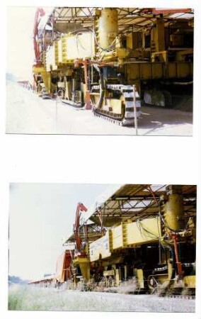 Deckenlos D 7/V, Bau der Betonfahrbahndecke Schalungsloser Einbau