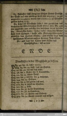 Druckfehler in der Wagschale zu bessern