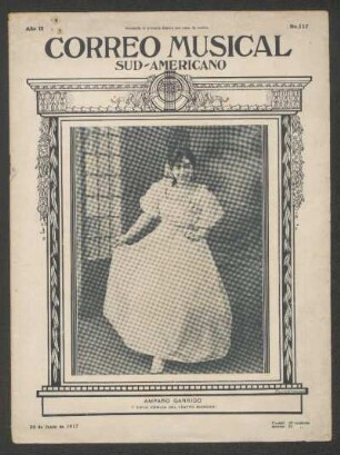Amparo Garrido, 1ª tiple cómica del Teatro Marconi - [Fotografía]