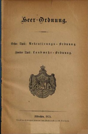 Heer-Ordnung