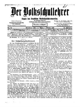 Der Reichsschulgesetz-Entwurf