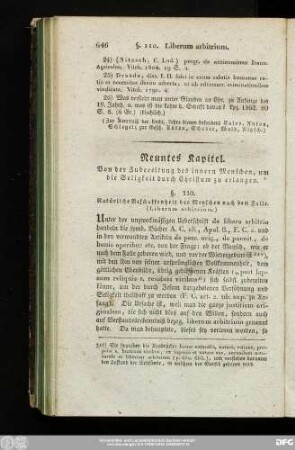 Neuntes Kapitel. Von der Zubereitung des innern Menschen, um die Seligkeit durch Christum zu erlangen.