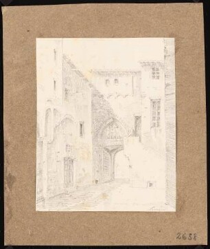 Straße, Perugia: Perspektivische Ansicht