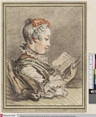 [Lesendes Mädchen; Une Fille lisant]
