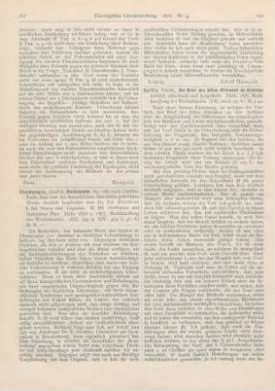 212-213 [Rezension] Spitta, Friedr., Der Brief des Julius Africanus an Aristides kritisch untersucht und hergestellt