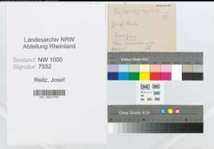 Entnazifizierung Josef Reitz, geb. 10.10.1900 (Landesoberinspektor)