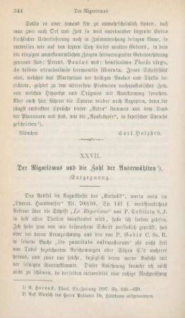 344-358 Der Rigorismus und die Zahl der Auserwählten