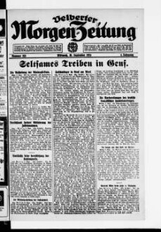 Velberter Morgen-Zeitung : Nevigeser Morgen-Zeitung : Heiligenhauser Morgen-Zeitung