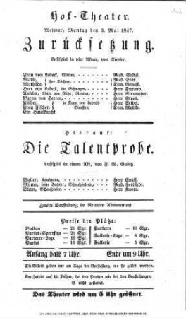 Zurücksetzung