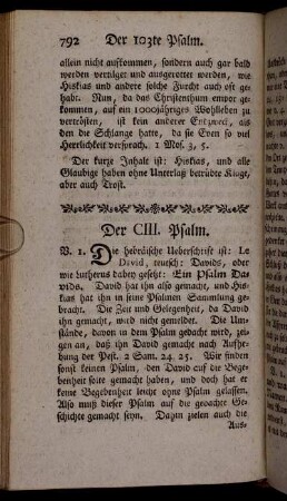 Der CIII. Psalm.