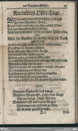 Am andern Oster-Tage