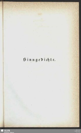 Sinngedichte