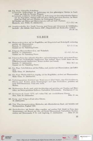 Silber (Nr. 440 - 518)