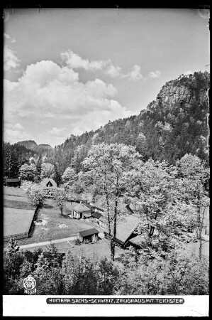 Sächsische Schweiz, Zeughaus mit Teichstein