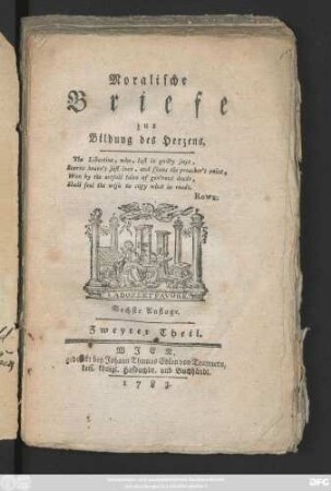 Theil 2: Moralische Briefe zur Bildung des Herzens