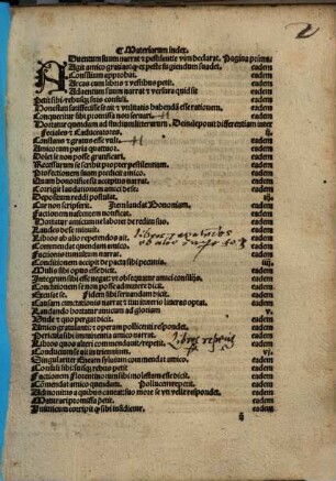 Epistole Fra[n]cisci Philelphi equitis aurati, Oratoris atq[ue] Poete laureati, cum breuiores, tum elegantiores : ex toto eiusde[m] epistolarum volumine selecte, adolescentibus scribendarum litterarum officio studiosis maxime conducibiles ; Cum indice omnium epistolas argumenta demonstrante