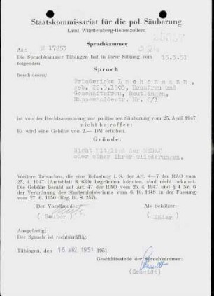 Lachenmann, Friedericke