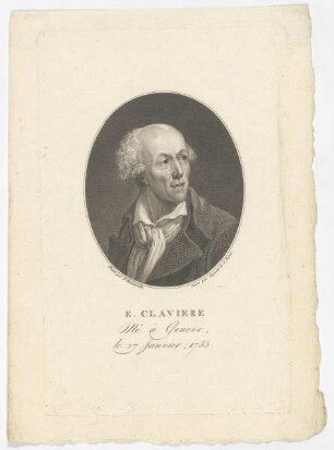 Bildnis des E. Claviere
