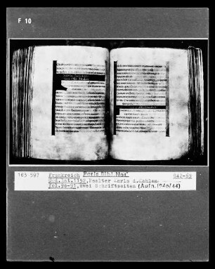 Psalter Karls des Kahlen — Psalter Karls des Kahlen, Folio 90verso / 91 rectoTextblatt