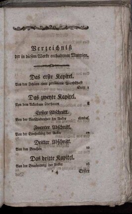Verzeichniß der in diesem Werke enthaltenen Materien.