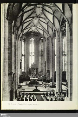 Annaberg · Pfarrkirche St. Annen, der Innenraum