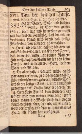 Von der heiligen Taufe.