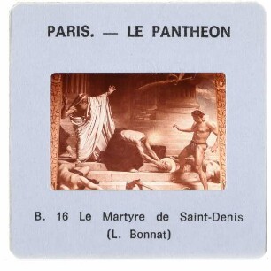 Bonnat, Martyrium des heiligen Dionysiu
