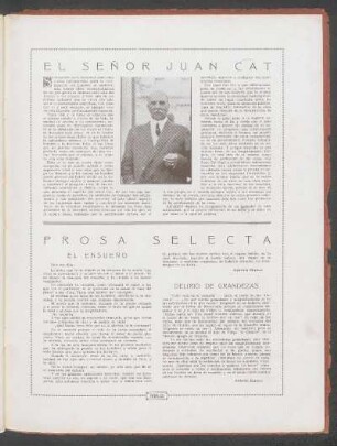 El señor Juan Cat - [Necrología]