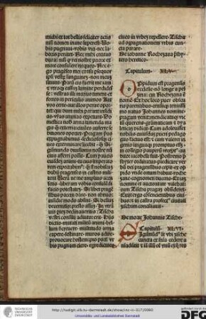 De Iohanne Rochezana presbytero heretico. Capitulum XLV.