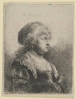 Bildnis der Saskia van Uylenburgh, Ehefrau Rembrandts