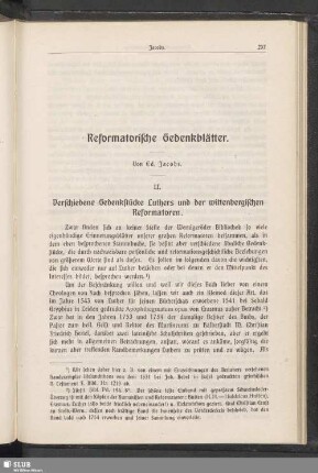 Reformatorische Gedenkblätter