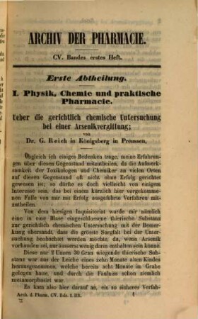 Archiv der Pharmazie : chemistry in life sciences. 55. 1849