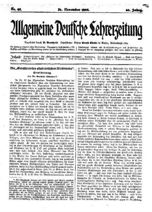 Die Gefahren des akademischen Weibtums : Erwiderung