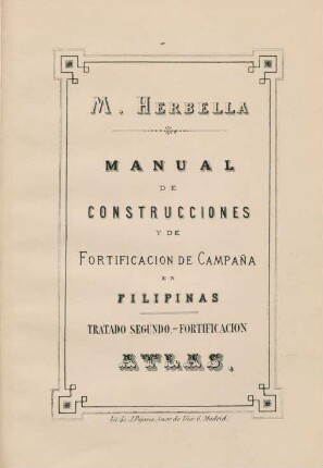 Atlas,Tratado Secundo: Fortificacion