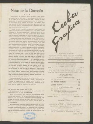 Notas de la Dirección