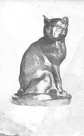 Katze, sitzend