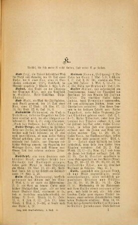 Biblische Realkonkordanz : Alphab. geordn. Zsstell. d. in d. hl. Schriften vorkommenden Texte, Beisp. u. Gleichnisse ... m. sachgemäßen Ab- u. Unterabt. Repertorium f. kath. Prediger, Religionslehrer ..., 2