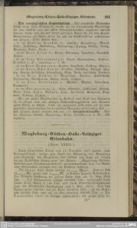 Magdeburg-Cöthen-Halle-Leipziger Eisenbahn