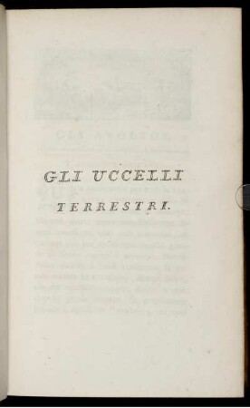 Gli Uccelli Terrestri.