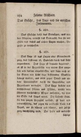 Das Gesicht, das Auge und die optischen Instrumente