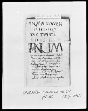 Formulae Andegavenses — Kapitalen, Folio 136recto