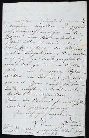 Brief von Clara Schumann an Heinrich Henkel