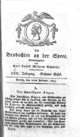 6. Stueck, 10. Februar 1823