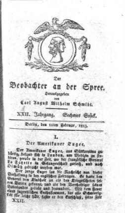 6. Stueck, 10. Februar 1823