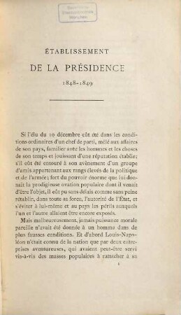 Mémoires du Duc de Persigny