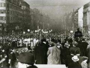 Bauerndemonstration in Prag