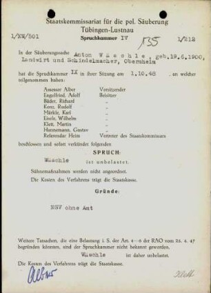 Wäschle, Anton
