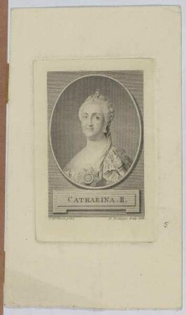 Bildnis der Catharina II., Zarin von Russland