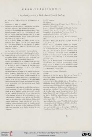 Werk-Verzeichnis