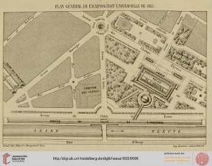 Plan général de l'Exposition Universelle de 1855
